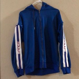 Blue Fake Gucci Jacket